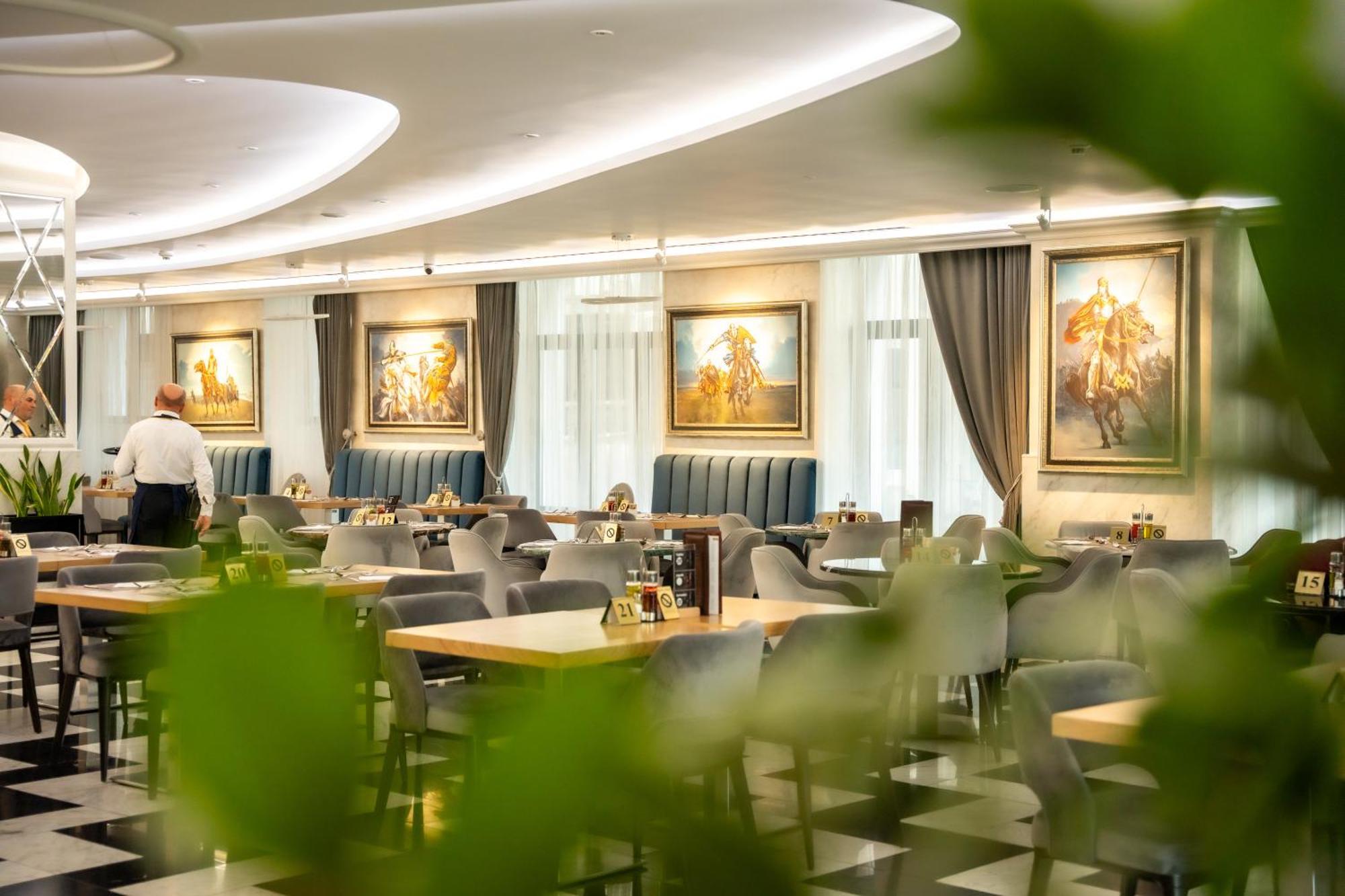 A Hoteli - Hotel Park Vrnjačka Banja المظهر الخارجي الصورة The restaurant